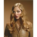 Amanda Seyfried signed 10 x 8 colour Photoshoot Portrait Photo, from in person collection