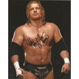 Triple H signed 10 x 8 colour Wrestling Portrait Photo, from in person collection autographed at