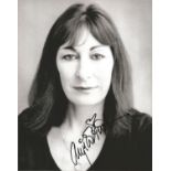 Angelica Huston signed 10 x 8 b/w Photoshoot Portrait Photo, from in person collection autographed