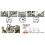 Tom Finney and John Charles signed Football Legends FDC. 14/5/96 Wembley postmark. Good Condition.