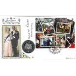The Hon. Mrs. Margaret Rhodes signed Royal Diamond Wedding Anniversary coin cover. Benham official