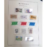 West Germany stamp collection 1980/5. Housed in blue lighthouse album. Catalogue value £700. GGood