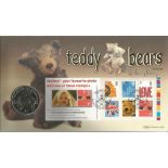 Hilary Kay signed Teddy Bears Centenary coin cover. Benham official FDC PNC, with 2012 Centenary