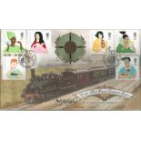 Nigel Slater signed The Romance of Dining by Rail coin FDC PNC. 1925 farthing coin inset. 23/8/05