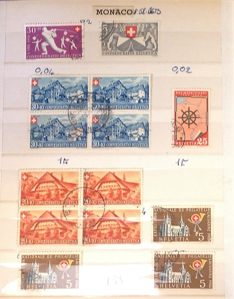 Europe Stamp collection. High value. Includes Switzerland, Netherlands and Germany. Catalogues