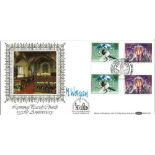 Rev M Worgan signed 130th anniv Lyminge Parish Church FDC. 16/11/83 Lyminge postmark. BOCS (2)23.