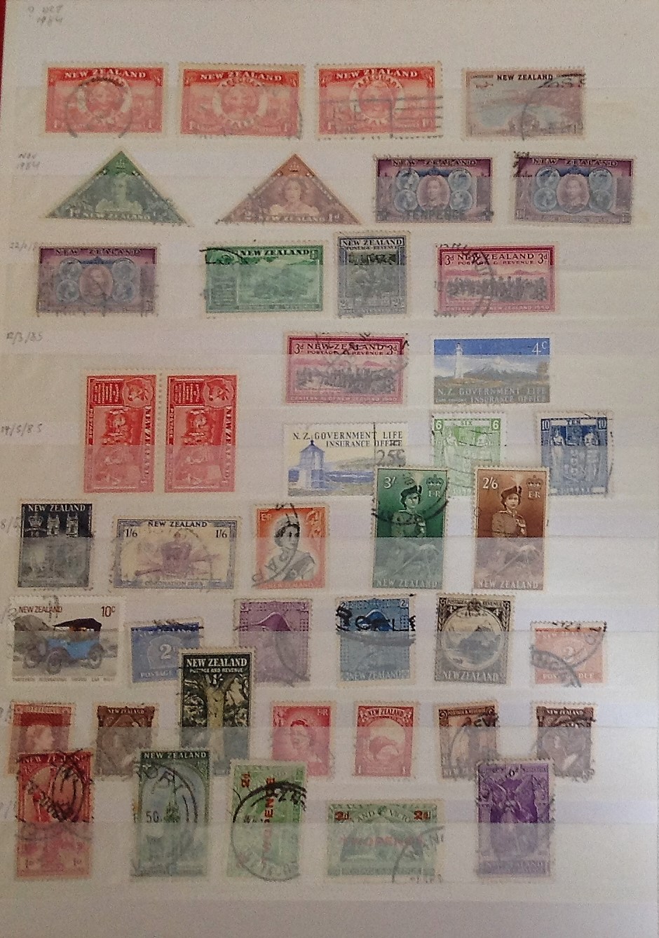 British Commonwealth stamp collection in red stockbook. Mint and used a lot prior to 1945. - Image 6 of 6