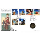 Bill Pertwee signed Oh, I Do Like To Be Beside The Seaside! Coin cover. Benham official FDC PNC,