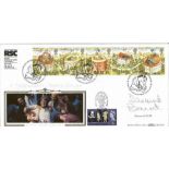 RSC A Midsummer Night's Dream FDC. Signed by Desmond Barrit. 8/8/1995 Stratford upon Avon. Good