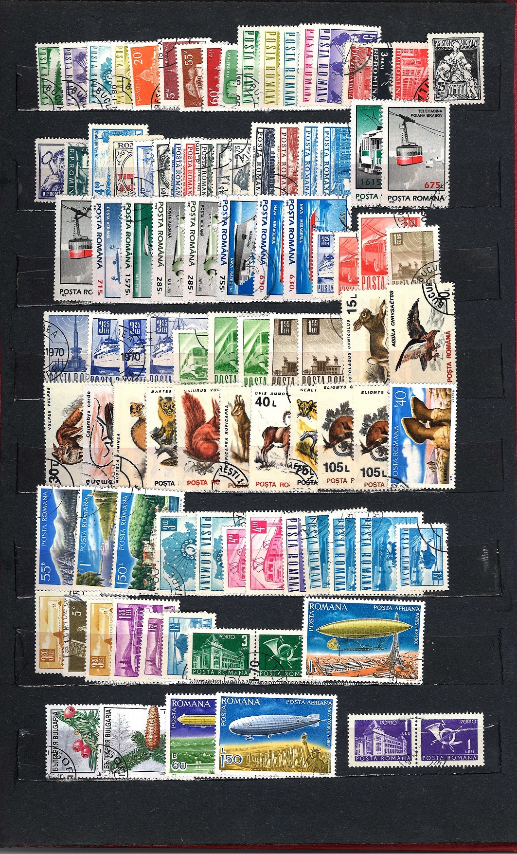 World stamp collection in red stockbook 20 pages of stamps from around the world including USA and - Image 4 of 9