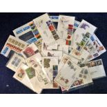 Stamps and First Day Covers Collection 4. Selection of GB FDCs GB commemoratives, Belgian 1958