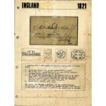 GB Postal History a complete letter from London to Carlisle dated 29/01/1821 inc chief evening
