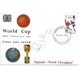 Ray Wilson signed World cup champions FDC. 18/8/66. Harrow and Wembley postmark. Good Condition.