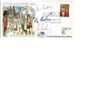 4 Minute Mile team signed cover. 1981 London Marathon cover signed by Sir Roger Banister, Chris