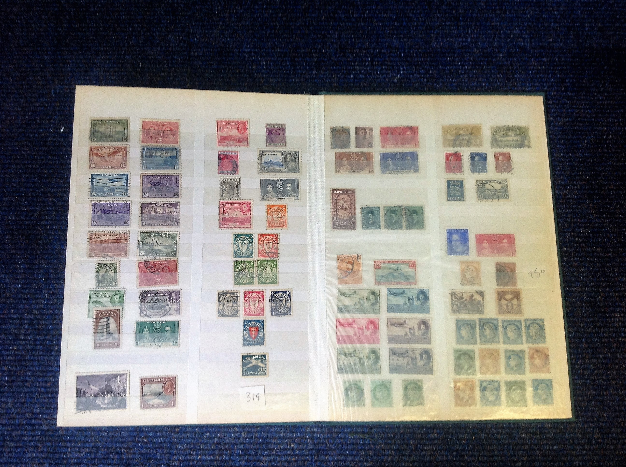 World High value stamp collection in green stock book. Includes stamps from Australia, Germany, - Image 6 of 6