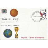 1966 World Cup England Winners FDC 18/6/66 with Wembley FDI postmark. Good Condition. We combine