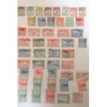 British Commonwealth stamp collection in red stockbook. Mint and used a lot prior to 1945.