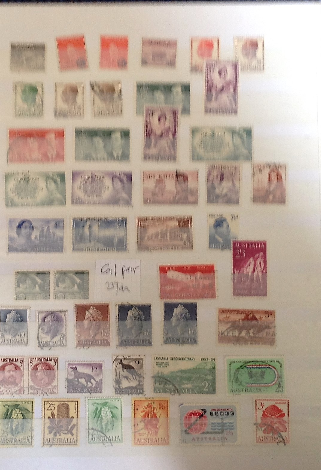 British Commonwealth stamp collection in red stockbook. Mint and used a lot prior to 1945. - Image 3 of 6