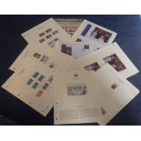Assorted stamp and FDC collection. Includes Queen Mother 100th birthday FDC's. Souvenir Sheets. QEII