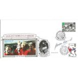 Gordon Banks signed Football Legends FDC. 30/7/96 Wembley postmark. Good Condition. We combine