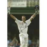 Michael Vaughan signed 12x8 colour photo. former English cricketer, who played all forms of the game