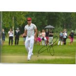 Rafael Cabrera-Bello signed 12x8 colour photo. Spanish professional golfer who plays on the European