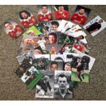 Rugby players signed 6x4 photo collection. 36 photos. Assorted b/w and colour. Some of names