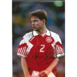 John Sivebaek signed 12x8 colour photo. Danish former football defender. He won the 1984 Danish