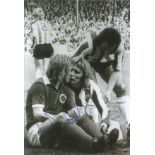 Alan Birchenall Signed 12" X 8" Football Photo Depicting The Moment When Leicester City's Alan