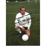 Alan Gilzean, Signed 8" X 6" Football Photo Depicting The Tottenham Forward Striking A Full Length