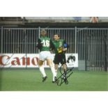 Jimmy Rimmer Signed 12" X 8" Football Photo Depicting A Defining Moment In The 1982 European Cup