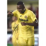 Cedric Bakambu signed 12x8 colour photo. French-born Congolese professional footballer who plays for