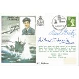 HA22 T. M. Bulloch cover signed Admiral Karl Donitz and MRAF Arthur Harris. Good Condition. All