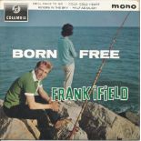 Frank Ifield Singer Signed 1963 EP Record 'Born Free'. Good Condition. All signed pieces come with a