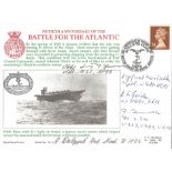 U-boat Commanders signed Battle Atlantic WW2 Navy Cover Admiral Otto Kretschmer C/O U 23 & U 99 / Lt