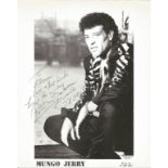 Ray Dorset Mungo Jerry Singer 8x10 Promo Photo. Good Condition. All signed pieces come with a