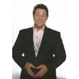 Michael Ball Singer Signed 8x12 Photo. Good Condition. All signed pieces come with a Certificate