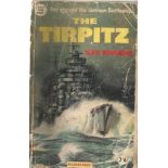 Godfrey Place VC signed scruffy softback book The Tirpitz. Comes with two buttons from his