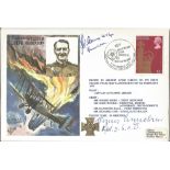 Rare Battle of Britain pilot John Flemming 605 sqn & Walter Vermehren signed Capt William Robinson