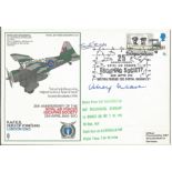 Airey Neave WW2 Colditz escaper and Tante So Resistance VIP signed RAF Duke of Yorks Lysander cover.