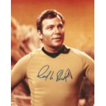 William Shatner signed 10x8 colour Star Trek photo. Good Condition. All signed pieces come with a