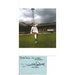 Derek Possee Signed Card With Millwall Photo. Good Condition. All signed pieces come with a