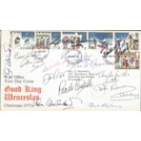 Dads Army signed FDC signed by Bill Pertwee, Arthur Lowe, Arnold Ridley, John Le Mesurier, Jimmy