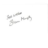 Brian Murphy signed white card. Good Condition. All signed pieces come with a Certificate of