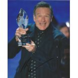 Robin Williams signed 10 x 8 colour Portrait Photo, from in person collection autographed at An