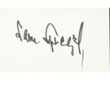 Sam Spiegel signed album page. (November 11, 1901 - December 31, 1985) was a Austro-Polish-born