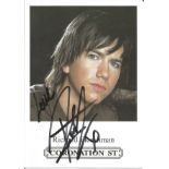 Richard Fleeshman signed 6x4 promotional Coronation Street photo. Good Condition. All signed