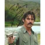 Josh Brolin signed 10x8 colour photo. Dedicated. Good Condition. All signed pieces come with a