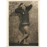 Dorothy Janis signed 7x5 vintage photo. Good Condition. All signed pieces come with a Certificate of