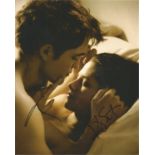 Kristen Stewart and Robert Pattinson signed 10x8 colour Twilight photo. Good Condition. All signed